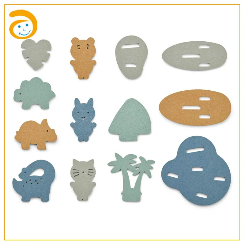 New design dinosaur puzzles lovely eva animal bath toy for kids