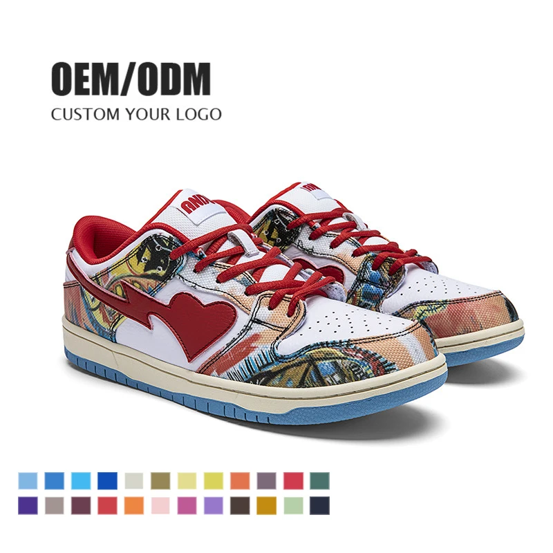 Shoes Manufacturers Fashion Sneakers Premium Leather Custom Designer Walking Style Custom Logo Shoes