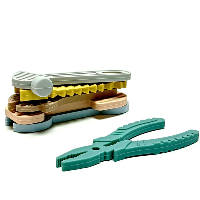 Забавные клещи мягкие Прорезыватели для зубов экологичный интересный прорезыватель силиконовые игрушки малышей