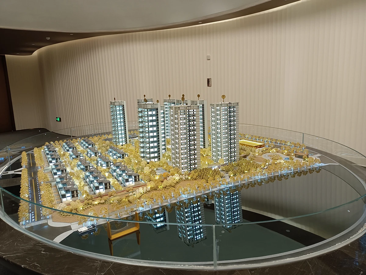 Interior Modern Design Real Estate Sand Table Architectural Building Scale Models For Sale
