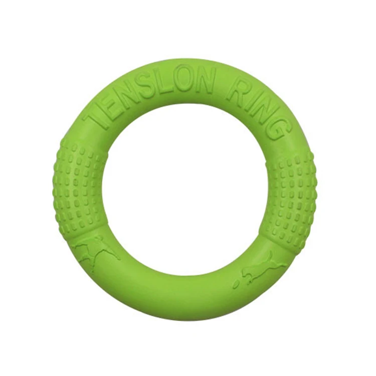 Amazon Best Seller Bite Resistant Chewing Teeth Cleaning EVA Pet Dog Toy Ring
