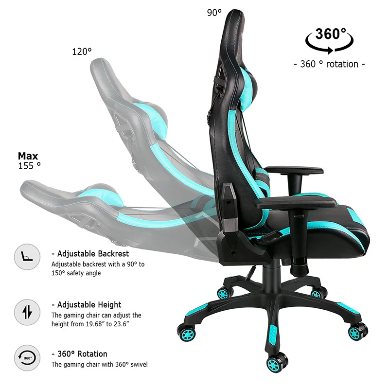 Custom High Quality 2022 Wholesales Gaming Chair Computer Ergonomic Comfortable Gaming Chair Customize
