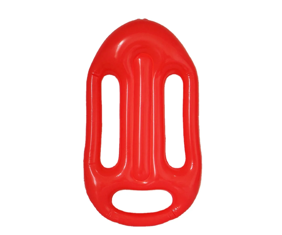 PVC Inflatable Red Kids Children Surfing Board Floating Board for Kids Swimming Practice