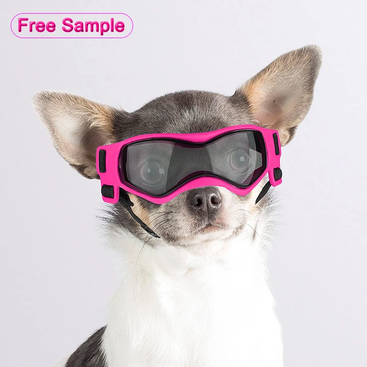 with Adjustable Strap Dog Glasses Dog Ski Goggles UV Protection Pet Sunglasses