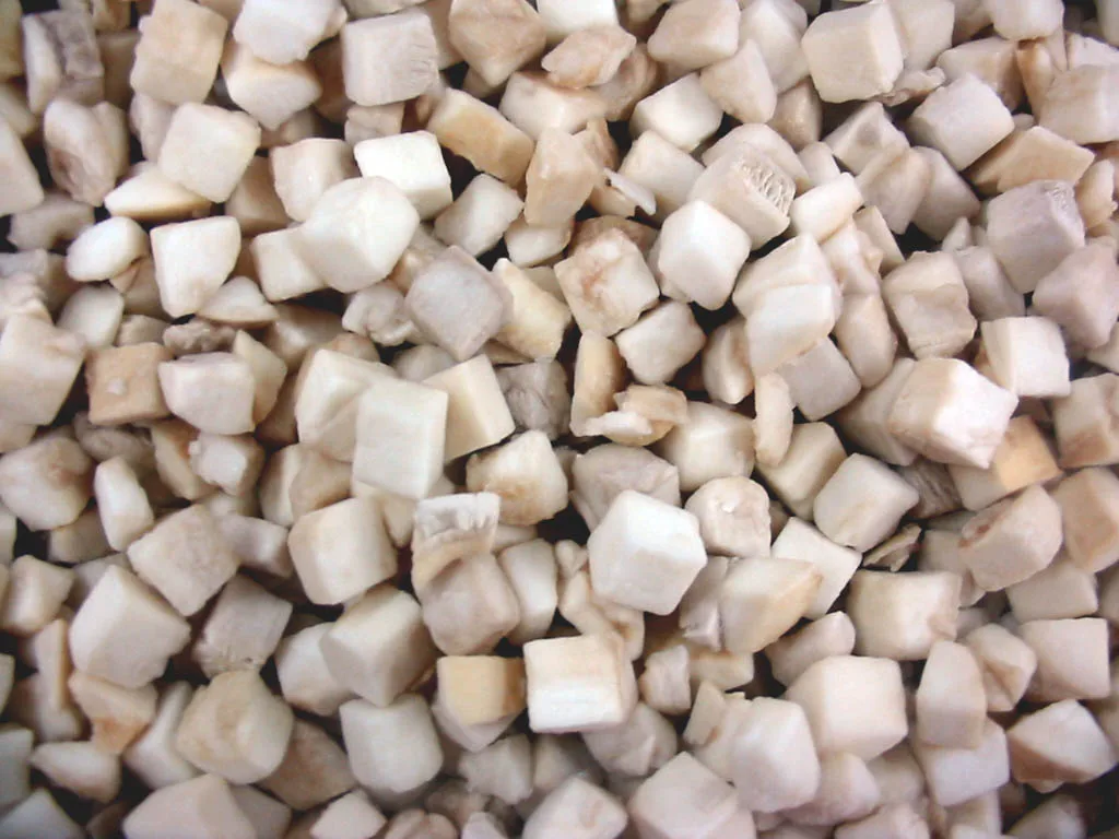 supply BRC certified IQF frozen oyster mushroom dice good quality hot sale