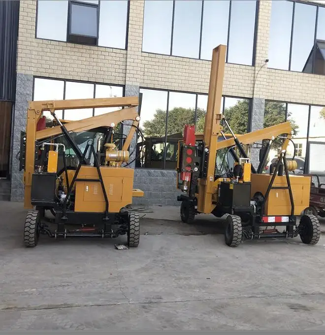 XDEM YD230 Highway Guardrail Post Hammer Diesel Hydraulic Road Fence Post Pile Driver for Sale