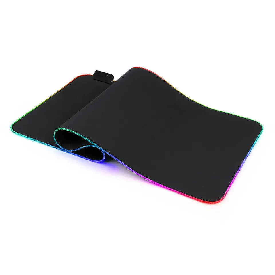Оптовая продажа с фабрики 800*300*3 мм компьютерные игровые геймеры RGB люминесцентный большой размер водонепроницаемый резиновый коврик для мыши (62230097153)