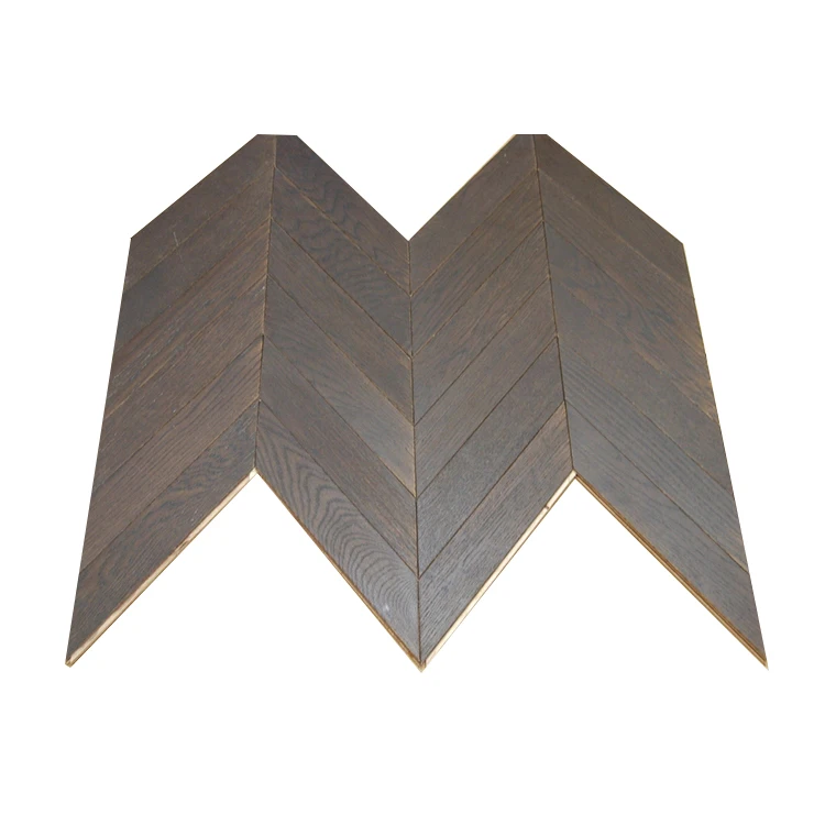 
White Wash Natural Colour Chevron Plank Engineered 