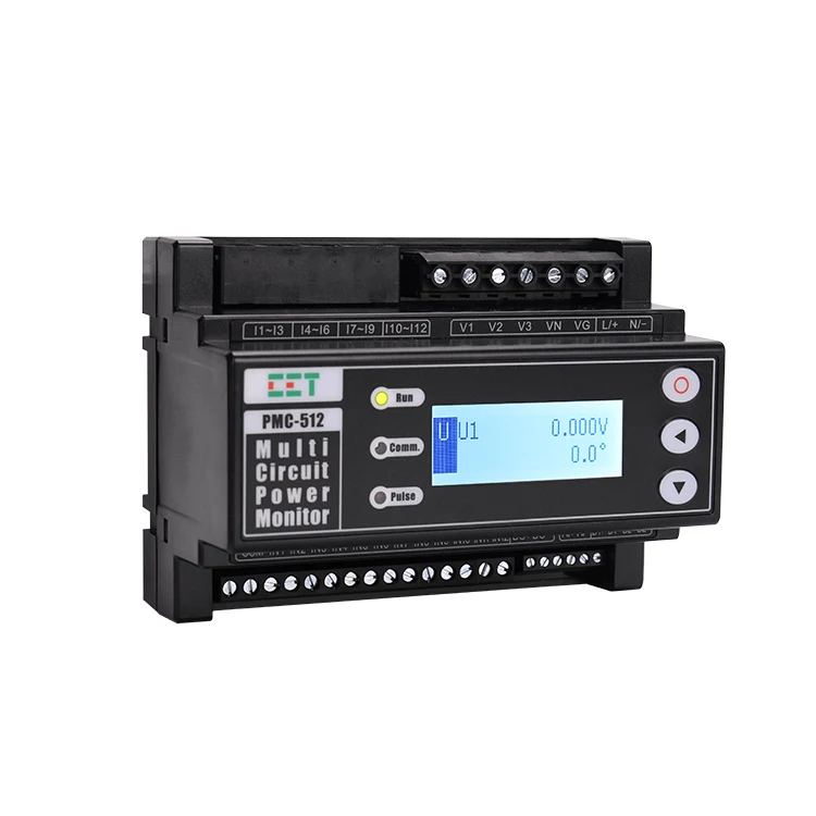 CET PMC-512-D 12 Branch DC Energy Meter Modbus DC Multi-Circuit Power Meter in Data Center