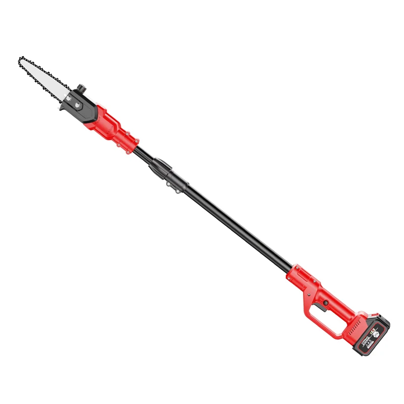 SENGXlN Telescoping Pole Brushless Electric Saw Cordless Garden Pruning Tool High Branch Saw  21-24v Battery