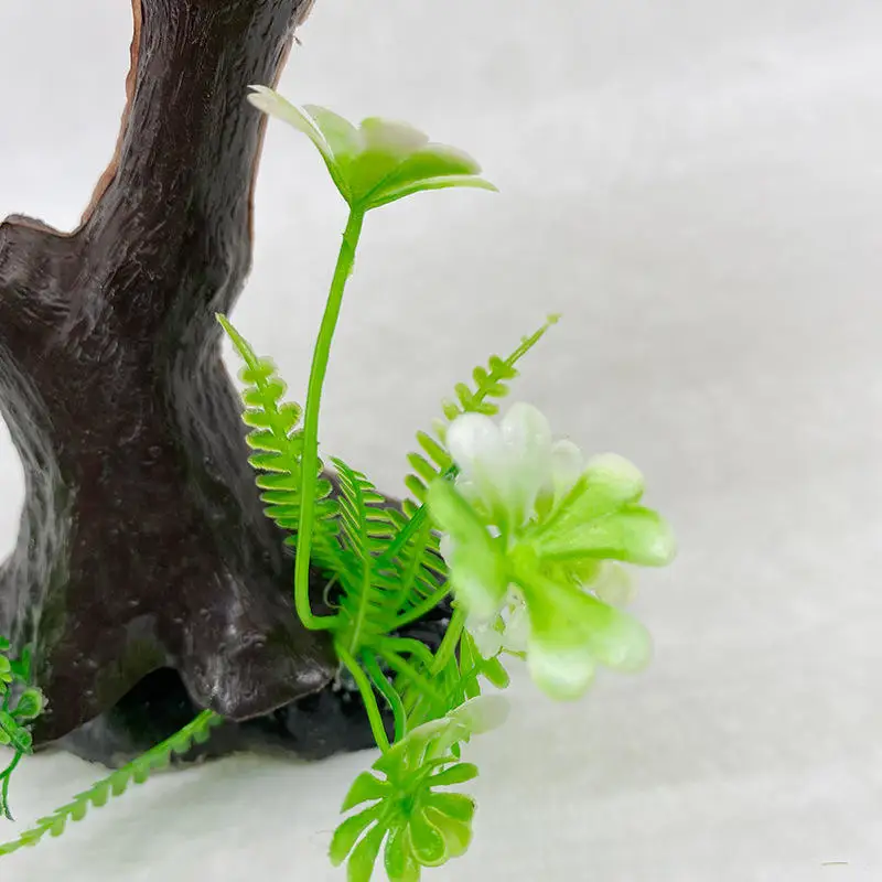 USMILE New Release Multi Colors Sustainable Aquarium Fish Tank Decoration Plastic Artificial Water Plant Tree Ornament Plants