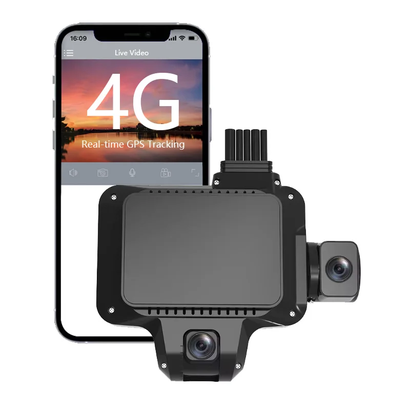 4G Dashcam 4CH/5CH ADAS Security Cam JIMIMAX JC450 Front Back Inside AI WIFI Live Video GPS Vehicle Camera Free APP Car DVR Kit