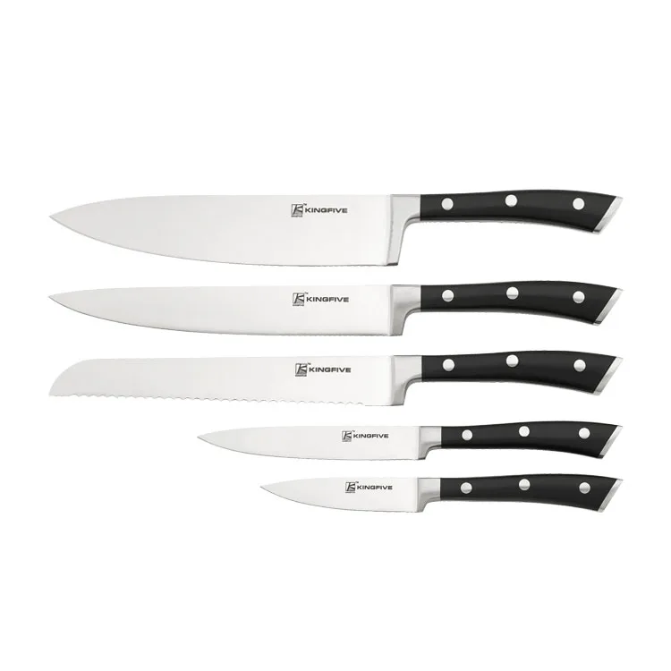 Amazon Горячая продажа индивидуальный дизайн 6 штук набор кухонных ножей из нержавеющей стали