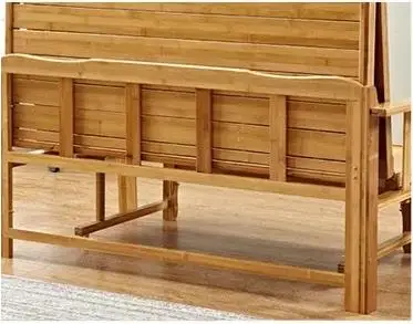 Modern Deisgn Assemble Easily Adjustable Bed Base Foldable Living Room Bamboo Sofa Bed