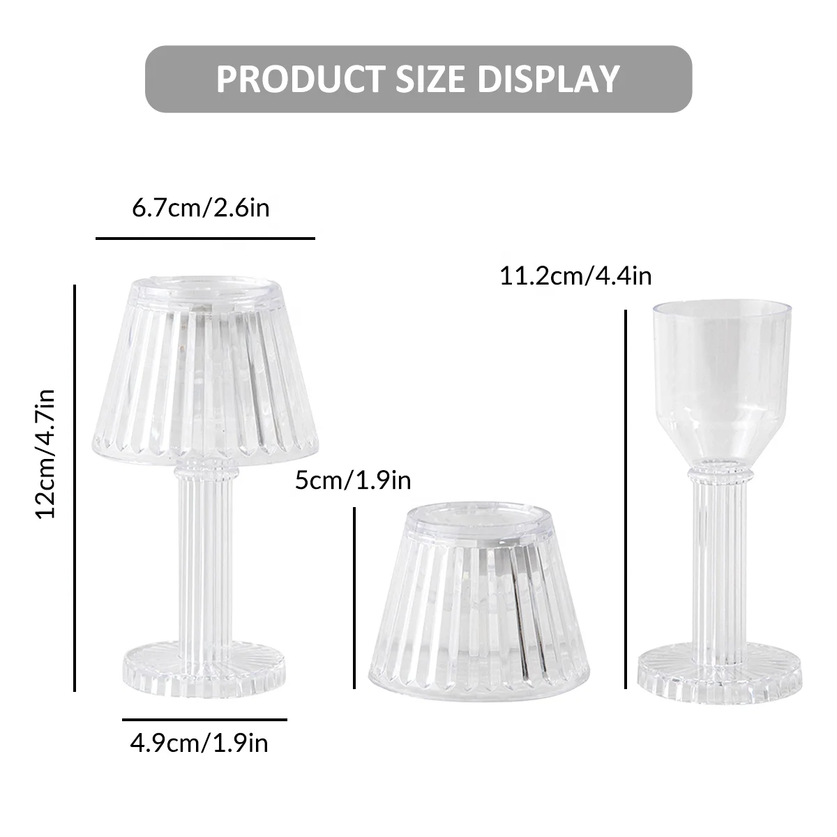 Mini Crystal Night Light RGB Battery Powered LED Bedside Night Light Home Decor Bedroom Atmosphere Birthday Gift Desk Lamp