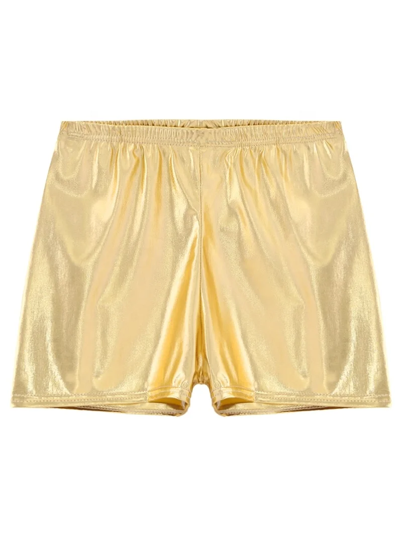 Low Price Women Shiny Metallic Booty Hot Pants Rave Party Pole Dancing Shorts