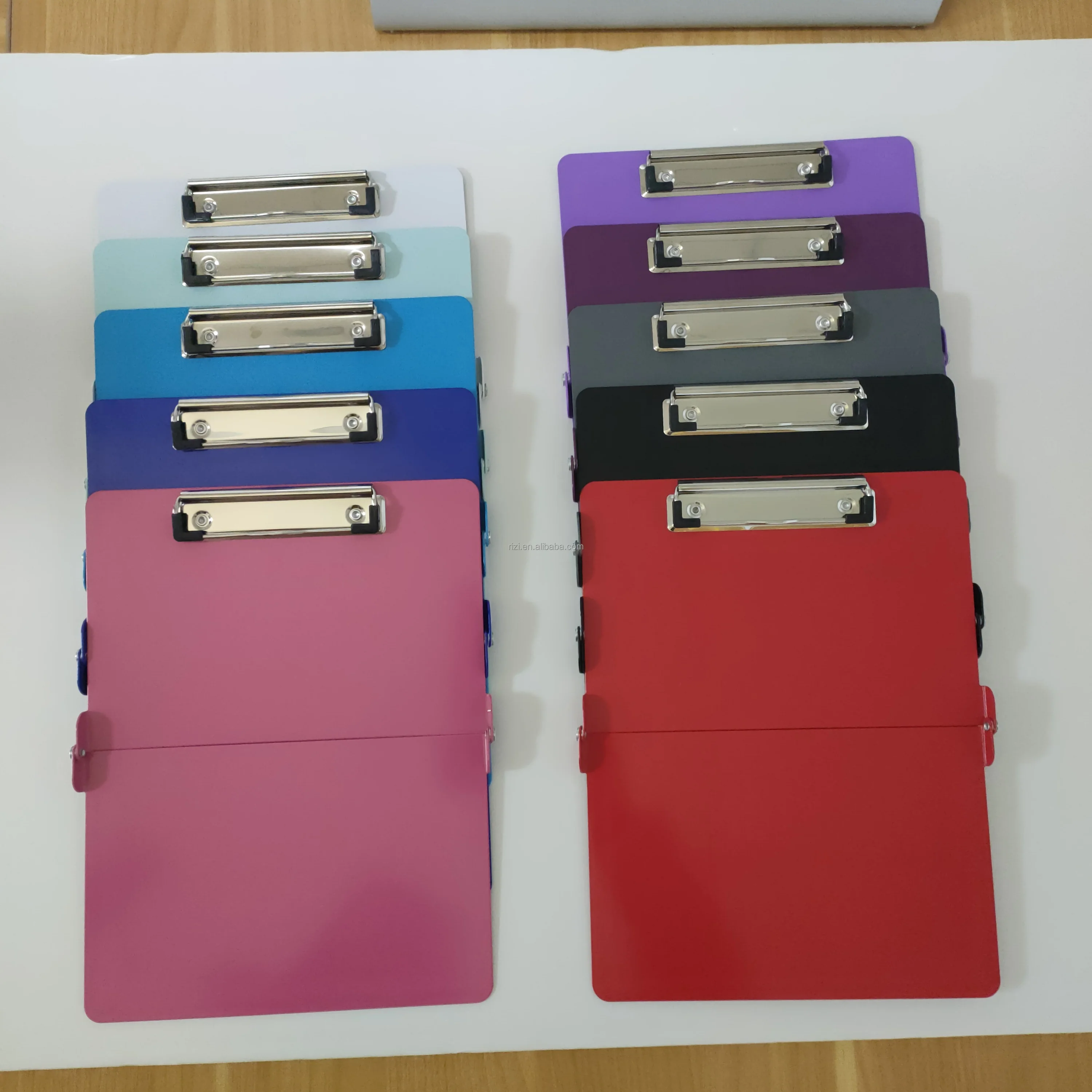 Hot Sale Factory Custom Logo Aluminum Alloy Medical Folder Clip Nursing Foldable Clipboard