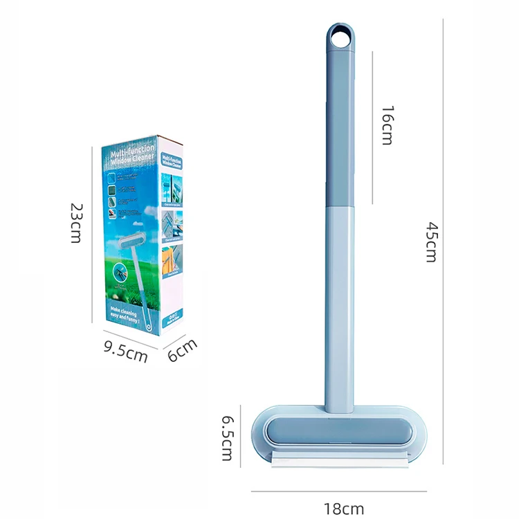 New Design 4 in 1 Window Sponge Rubber Wiper Screen Cleaner Glass TPR Scraper Plastic Window Silicone Squeegee