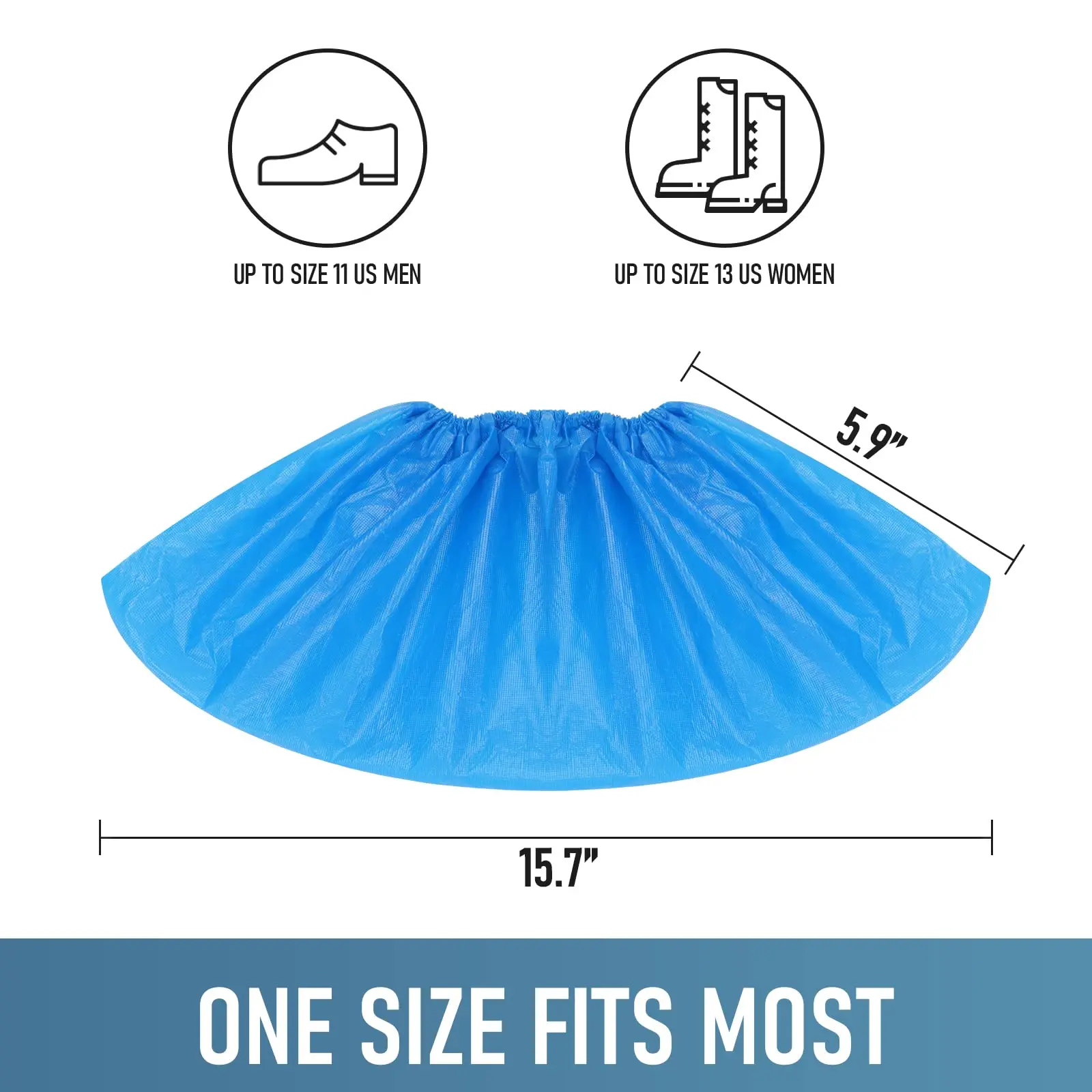 Wholesale Disposable Medical Shoe Cover Protective Pe Shoe Cover Plastic Shoe Cover