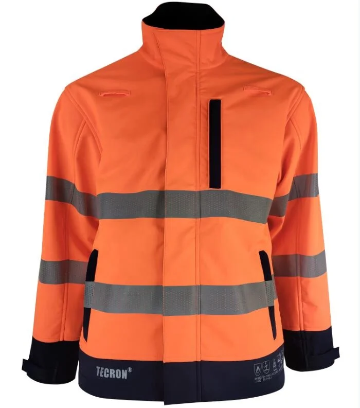 EN 11612 огнестойкая и дуговая Защитная мягкая оболочка Водонепроницаемая для улицы