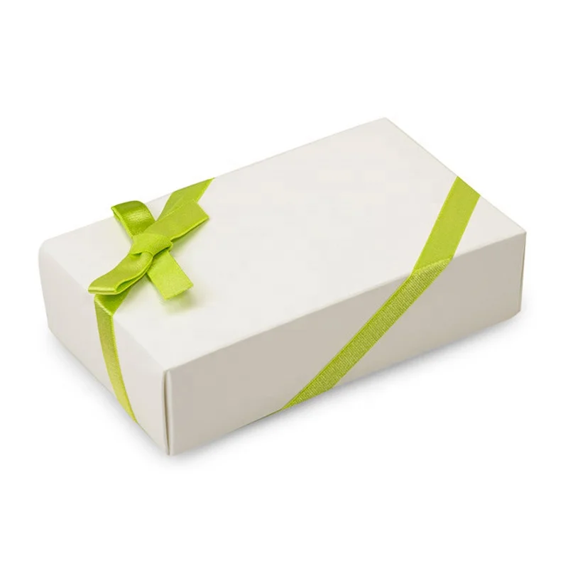 pre-tied satin ribbon elastic bow with stretch loop for gift box decorative