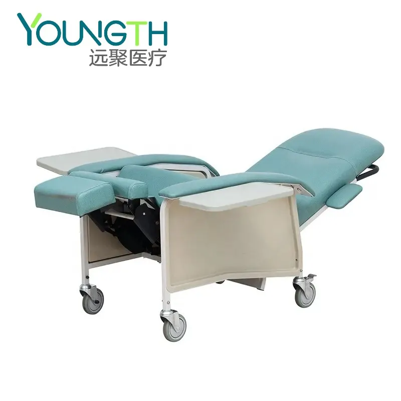 Geriatric Recliner Chairs with Armrest Drive 3 Position Geri Chair with Tray