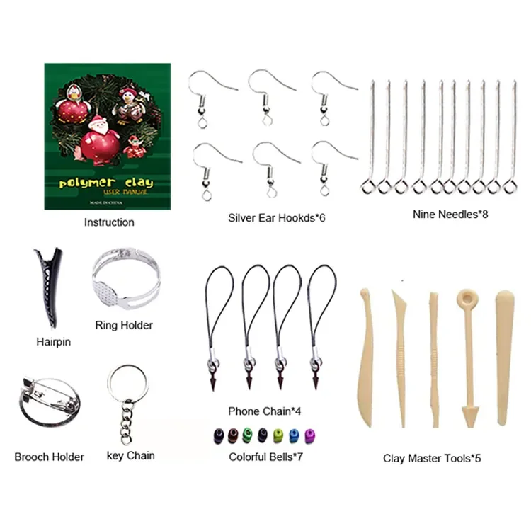 50 Colors 20g Customize Colorful Box DIY Oven Bake Polymer Clay Kit