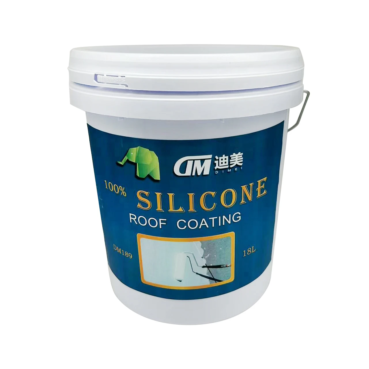 EUKASEAL Manufacturer Silicone Rubber Waterproof Coating for Concrete Flat Roof Surface