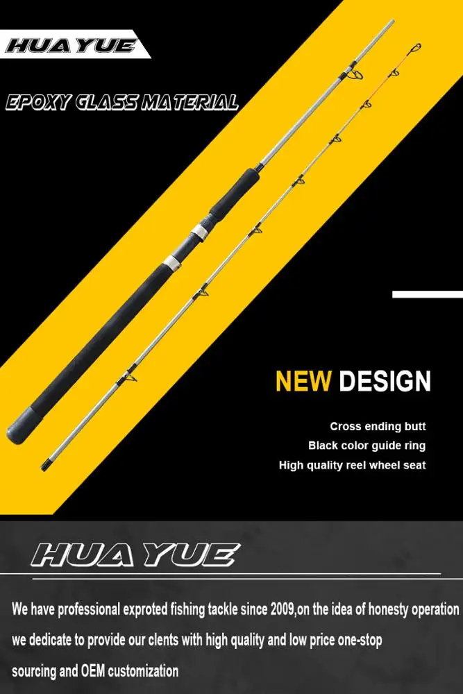 Downrigger Medium Light Action Epoxy Glass Trolling Casting Fishing Rod