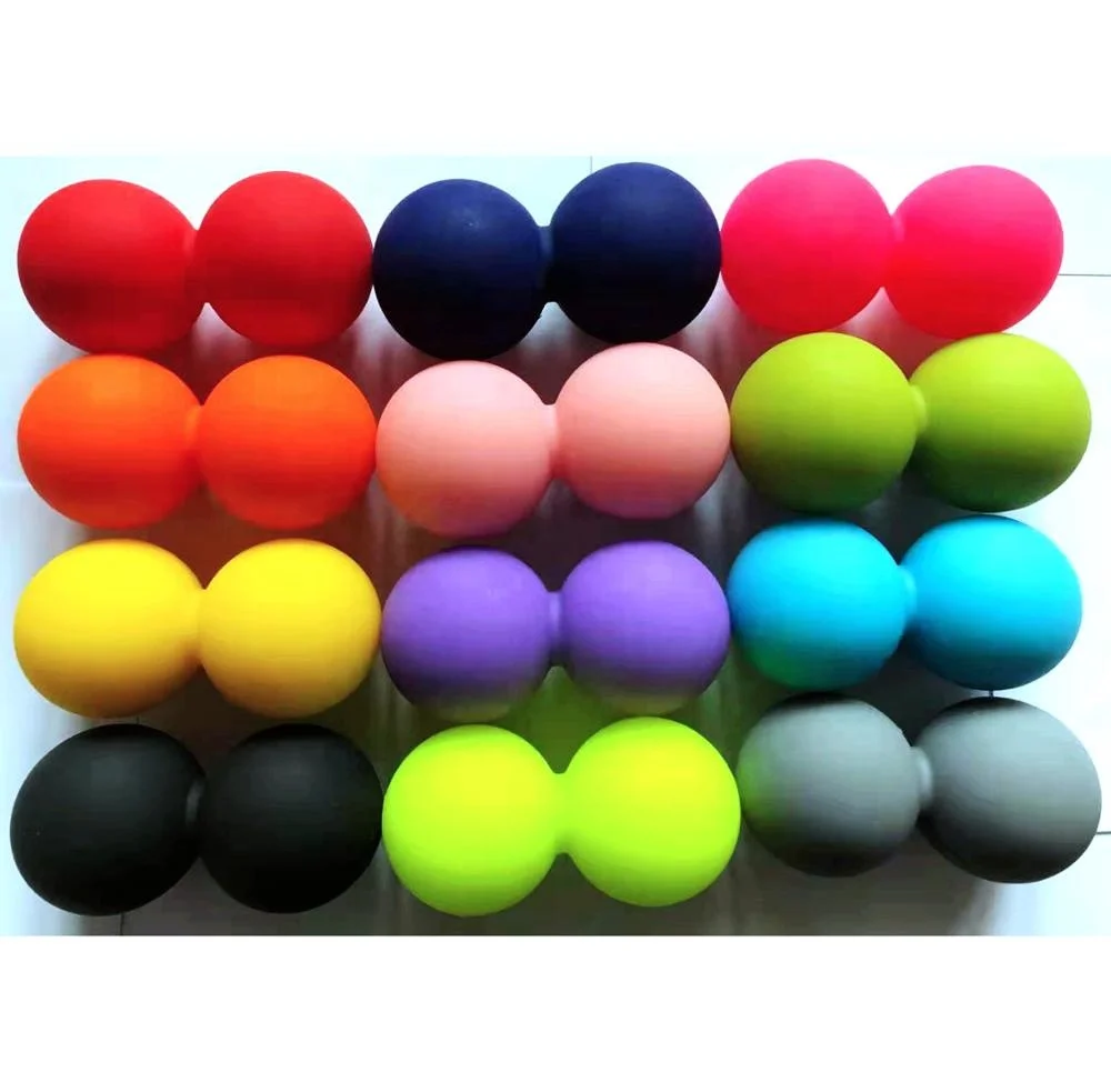 Peanut Lacrosse Ball Double Massage Ball in Rubber Massage for Body