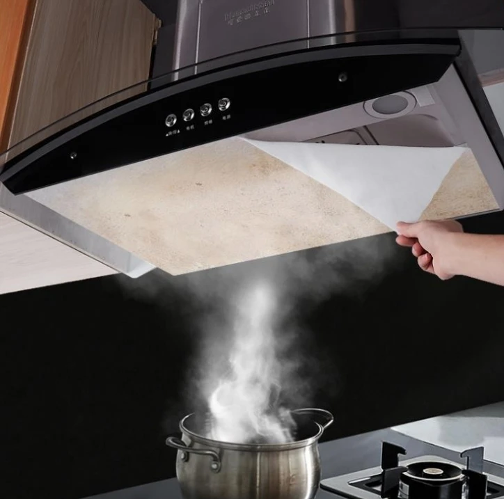 Kitchen Range Hood Filter Membrane Household High Temperature and Oil Smoke Proof Paper Segment Type Range Hood Oil Filter