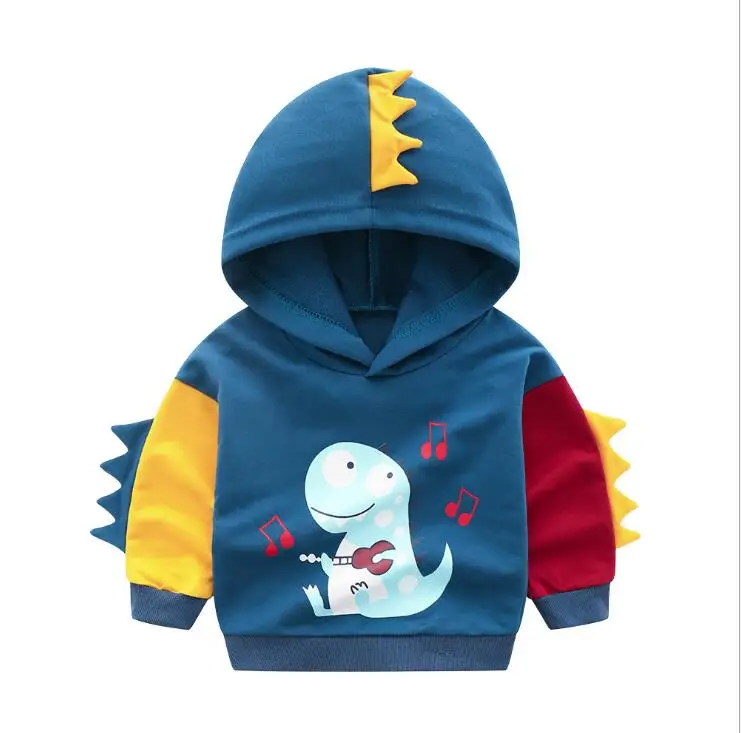
Wholesale Winter Cartoon Dinosaur Children boys Hoodies Sweatshirt 