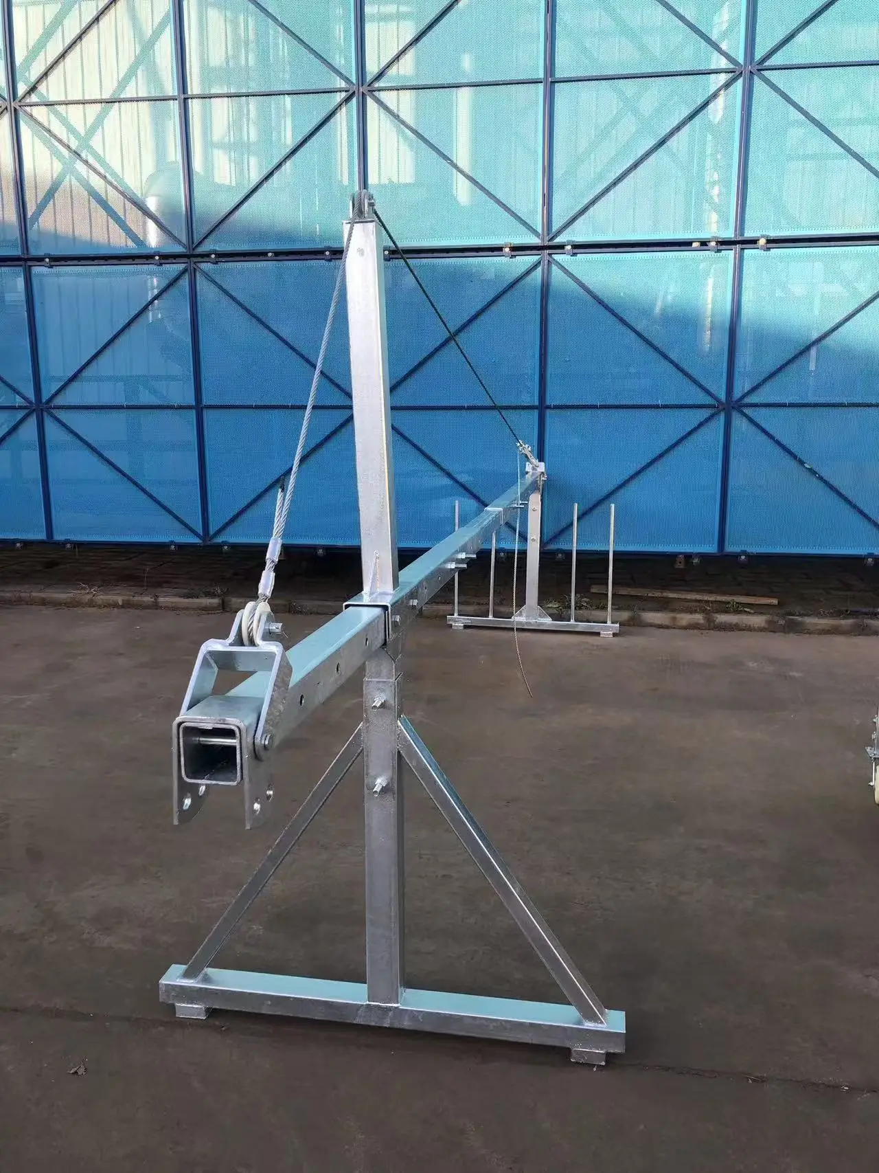 Spot new products ZPL630 800 1000 suspended work platform high quality hanging basket