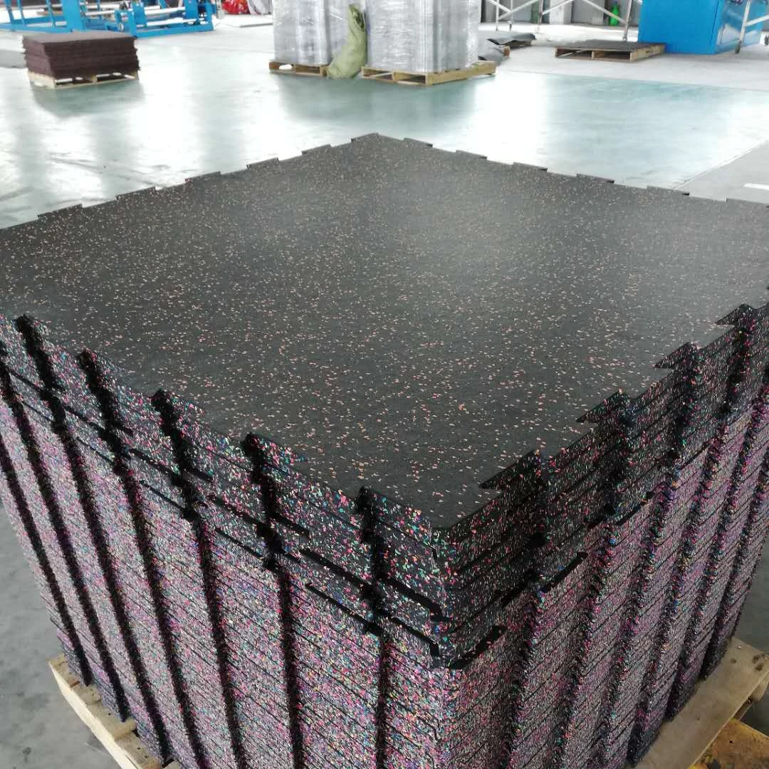 Outdoor Rubber EPDM Tile Fitness Foam Rubber Gym Floor Tiles Playground Floor
