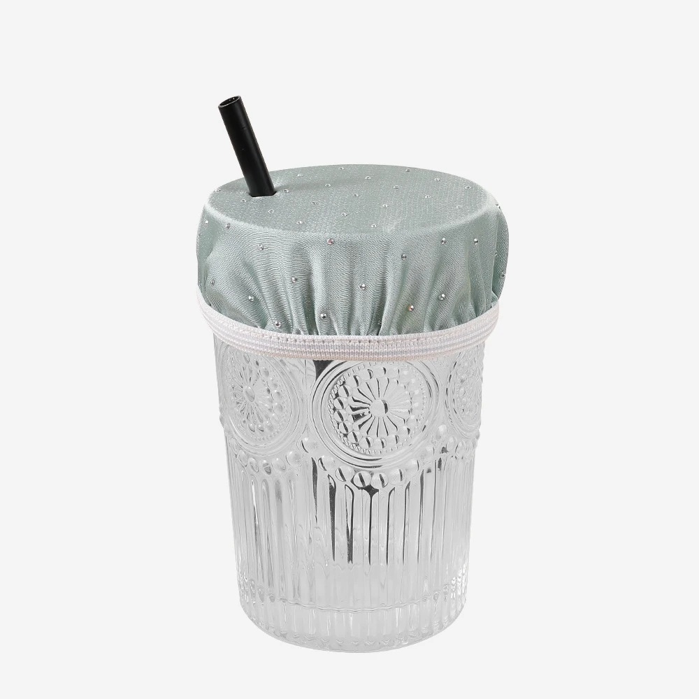 Quality assurance Factory customization Drink holder for alcohol protection  reusable drink cup cap with straw hole