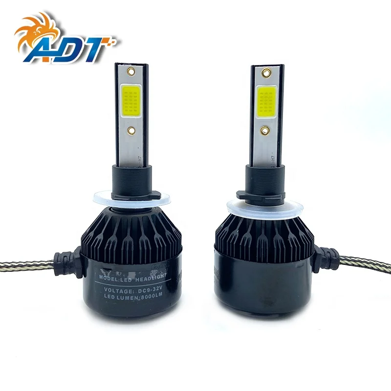ADT Cheapest price X7 18W 8000LM Car LED Headlight
