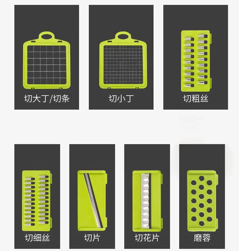 2022 Kitchen Manual  Vegetable Chopper Slicer for Potato, tomato and Onion, Carrot Julienne and Chopper for Vegetables