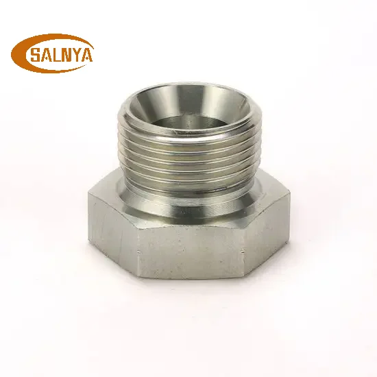 BSP Male Double Use Hose Adapter 4B Bonded Seal Adapter Crimping Fitting wholesale factory bspp hydraulic hose fittings