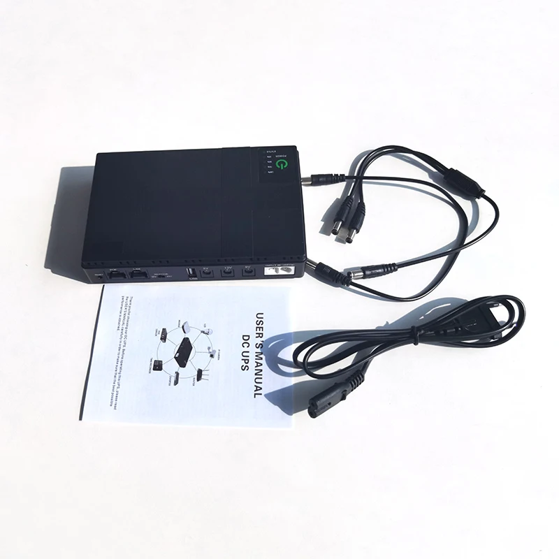 Mini UPS 8800mah 10000mAh 10400mah 14000mah 18650 3.7v Lithium Battery DC UPS 5V 9V 12V 24V POE Power Supply 18w 36w UPS