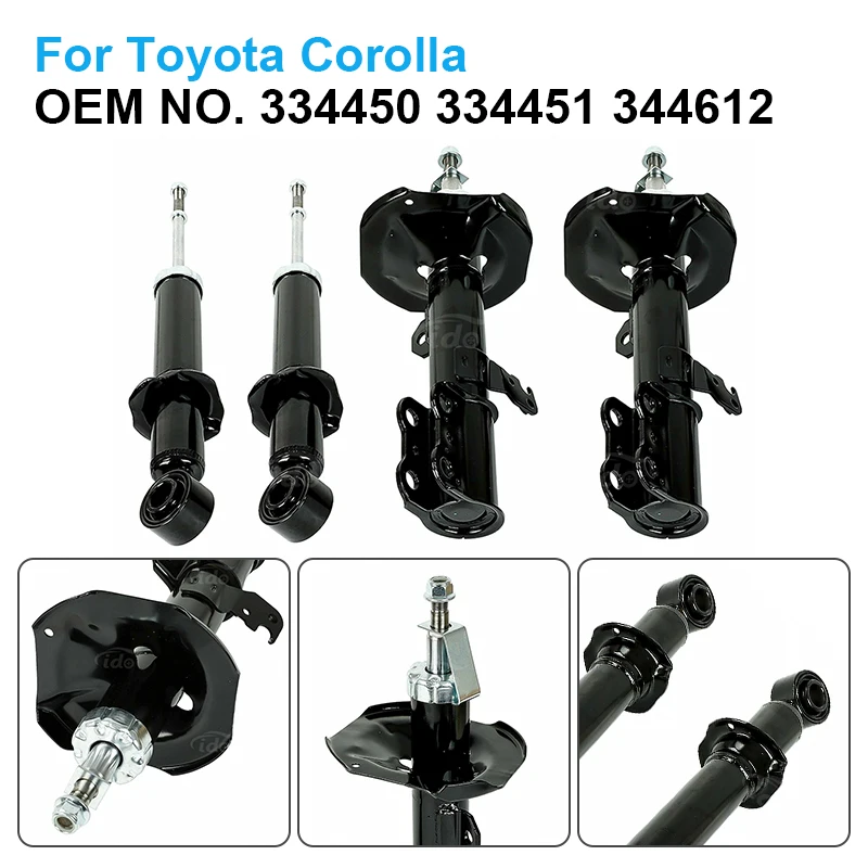 Auto Front Rear Shock Absorber for Toyota Corolla Isuzu D-Max Mitsubishi Pajero Nissan Honda Civic Mazda Japanese Car