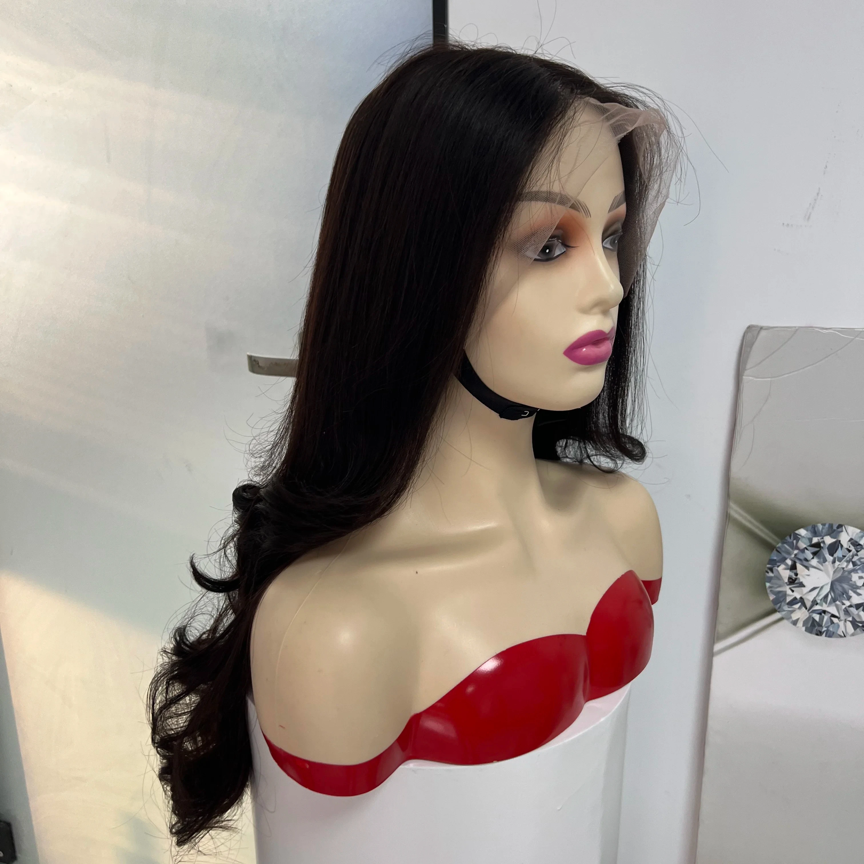 Wholesale 13x4 Lace Frontal Wigs Brazilian Hair Wigs Human Hair Vendors Double Drawn Wigs Layered Hair Style