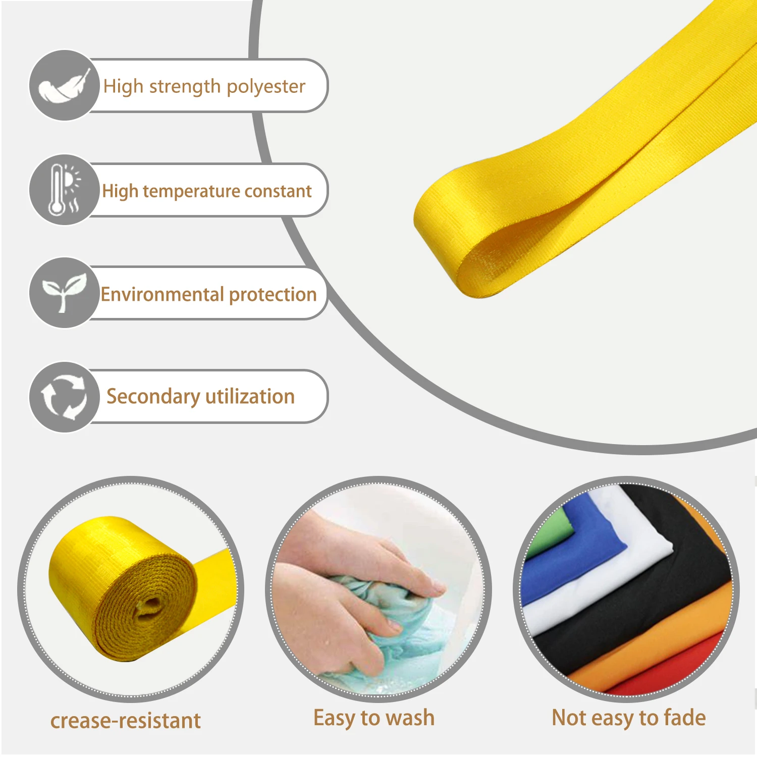 nylon twill webbing 20mm flat lifting round sling 3ton heavy duty 3 8 belt tape seat belts seatbelt 38mm nylon webbing