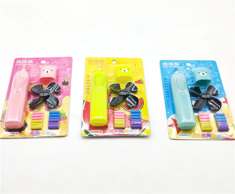China wholesale Latest design promotional Electric eraser  for  boys and girls