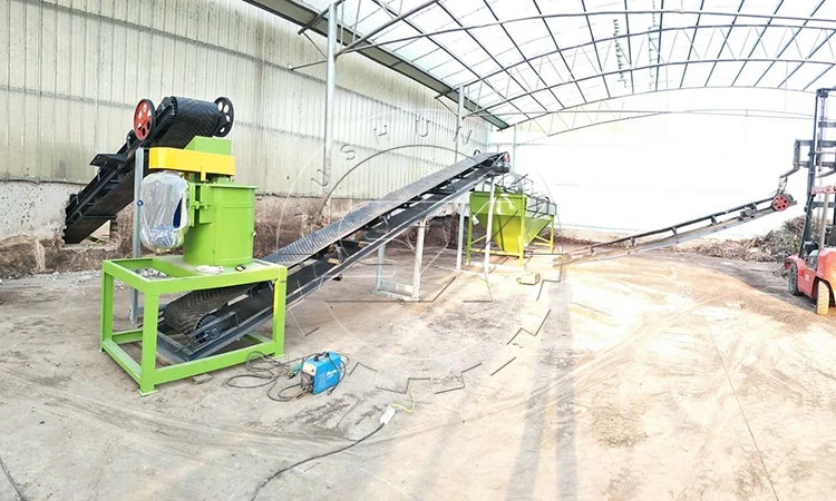 10 t per hour cow dung  organic fertilizer production line price granular fertilizer line