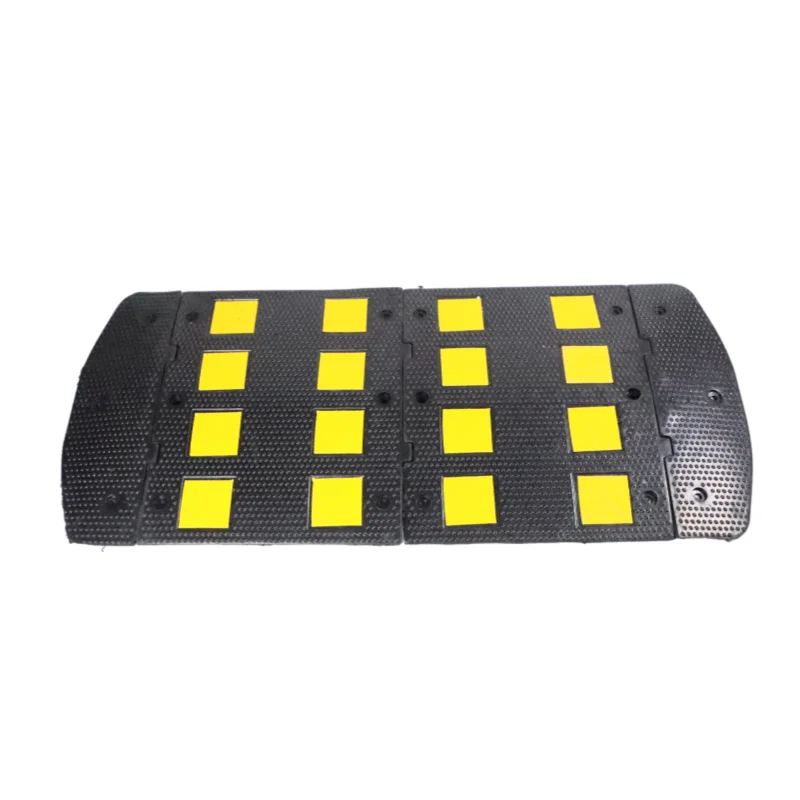 Heavy-Duty  Traffic Limit Buffer Belt Premium Road Portable Rubber Speed Bump Speed Limiter for Traffic Management