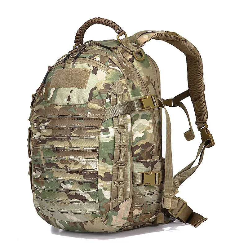 PTG Free Sample Nylon Large Combat Rucksack Waterproof Hiking Mountain Daypacks Camouflage Tactical Backpack for Men
