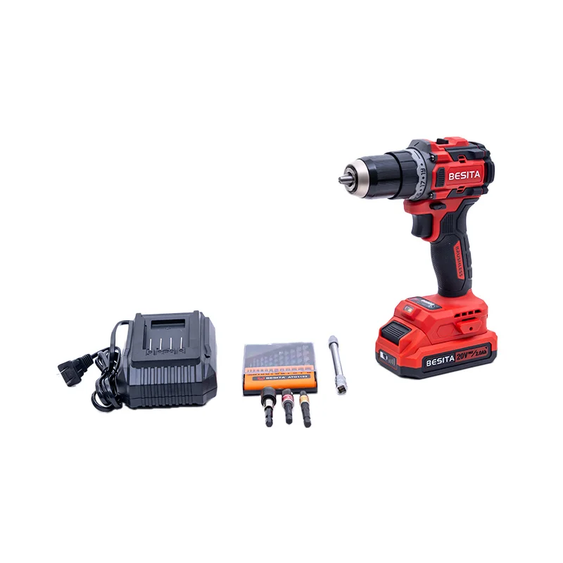 Factory direct sales 60 n. m brushless lithium impact drill set twist drill set