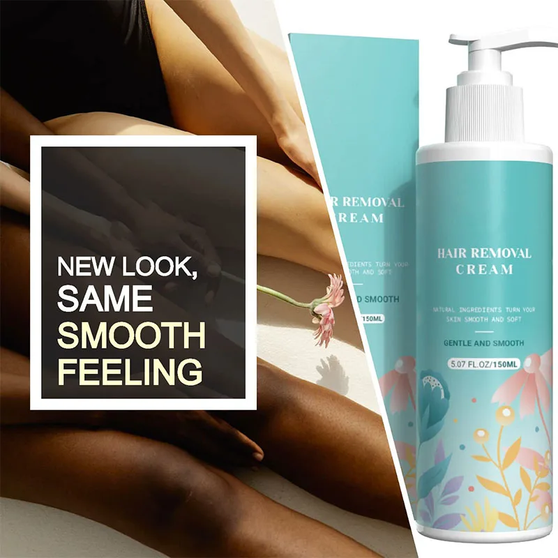 Customized Intimate Painless Under Arm facial hair remover cream for women