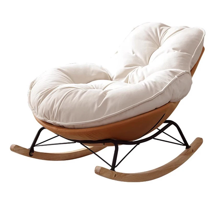 Penguin rocking chair single net red bedroom balcony can go to sleep in the living room bedroom casual lazy sofa