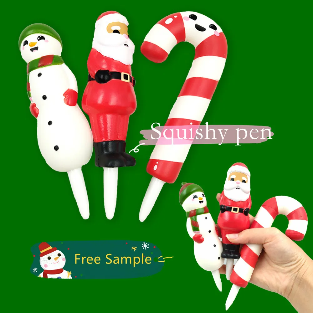 FW41 Kawaii/оптовая продажа ручка-антистресс милые 12 животных мягкие ручки игрушка для снятия стресса из искусственной кожи школьные принадлежности Ароматические гелевые детей
